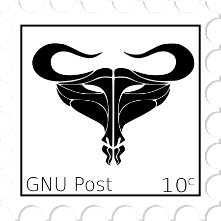  [Alternative GNU stamp] 