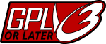  [Large GPLv3-or-later logo] 