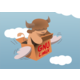  [Flying GNU design] 
