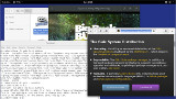  [GNOME 3 masaüstü ile Guix 0.15'in ekran görüntüsü] 