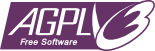  [Large GNU AGPLv3 logo] 