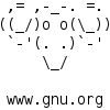  [Avatar based on Another Small Ascii Gnu] 