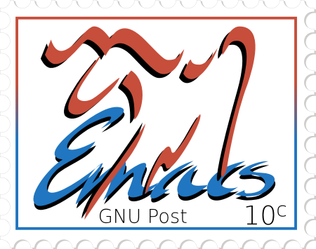  [Emacs logo in a stamp] 