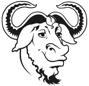  [Bold image of the head of a GNU] 