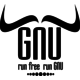  [Logo avec le mot « GNU » surmonté de cornes] 