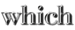 logotipo de which