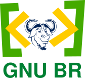  [Logo do projeto GNU entre <> e []] 