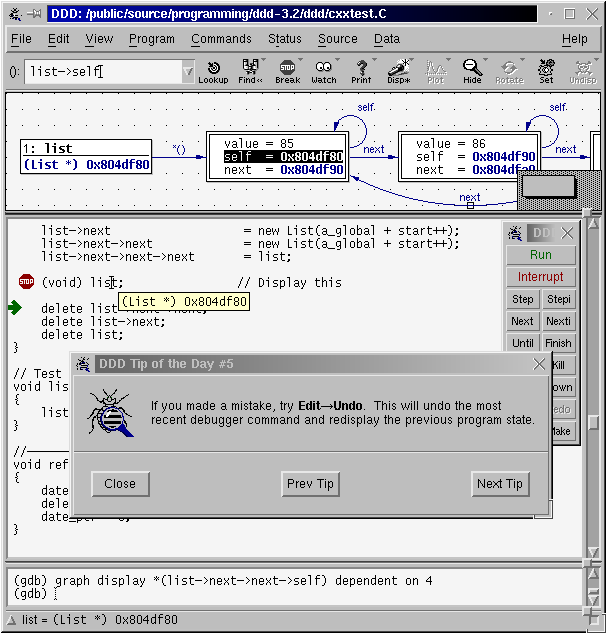 DDD - Data Display Debugger - GNU Project - Free Software Foundation (FSF)