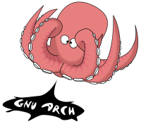  [image of the GNU arch octopus squirting ink] 
