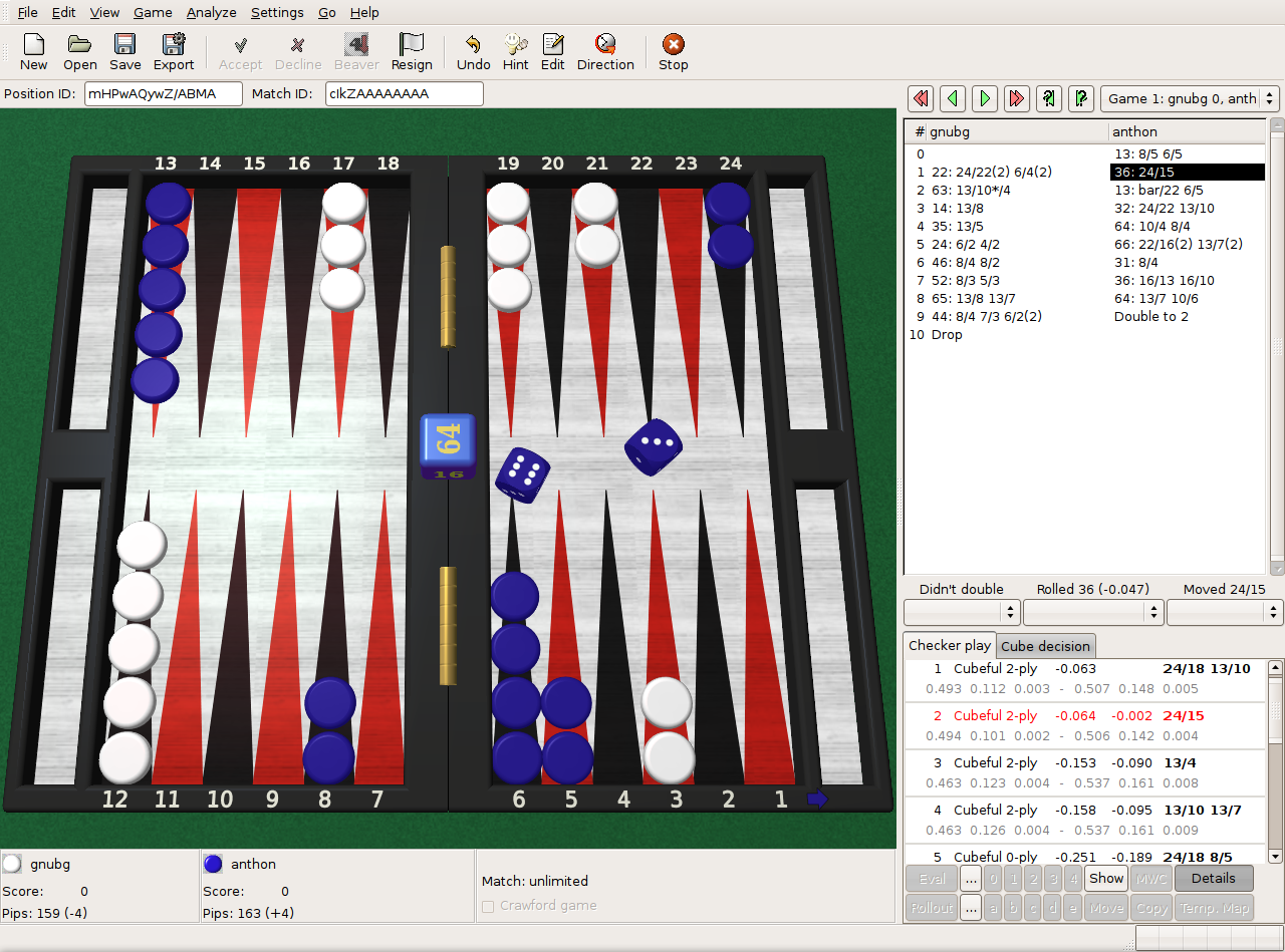 Largest Blunder? : r/backgammon