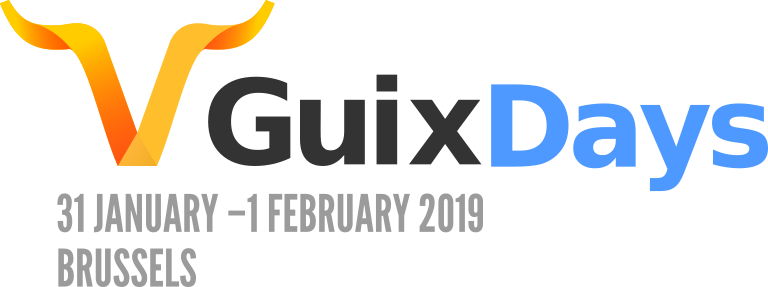 Guix Days logo.
